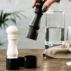 CrushGrind Mini Grinder Set Black & White 12cm