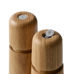 CrushGrind Stockholm Salt or Pepper Grinder Oak 11cm