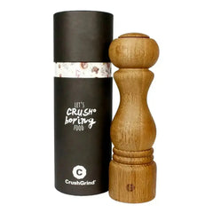 CrushGrind Torino Oak Salt and Pepper Grinder 20cm