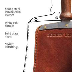 Donkey Long Tong Leather Handheld Paddle