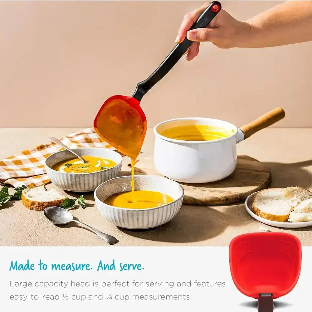 Dreamfarm Silicone Spadle Ladle Red
