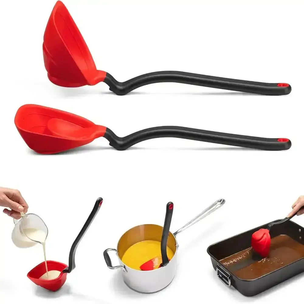 Dreamfarm Silicone Spadle Ladle Red