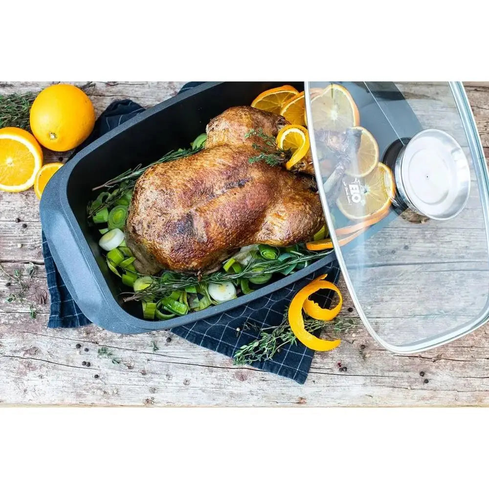 Elo Quatro Rectangular Roaster and Lid 40x22cm