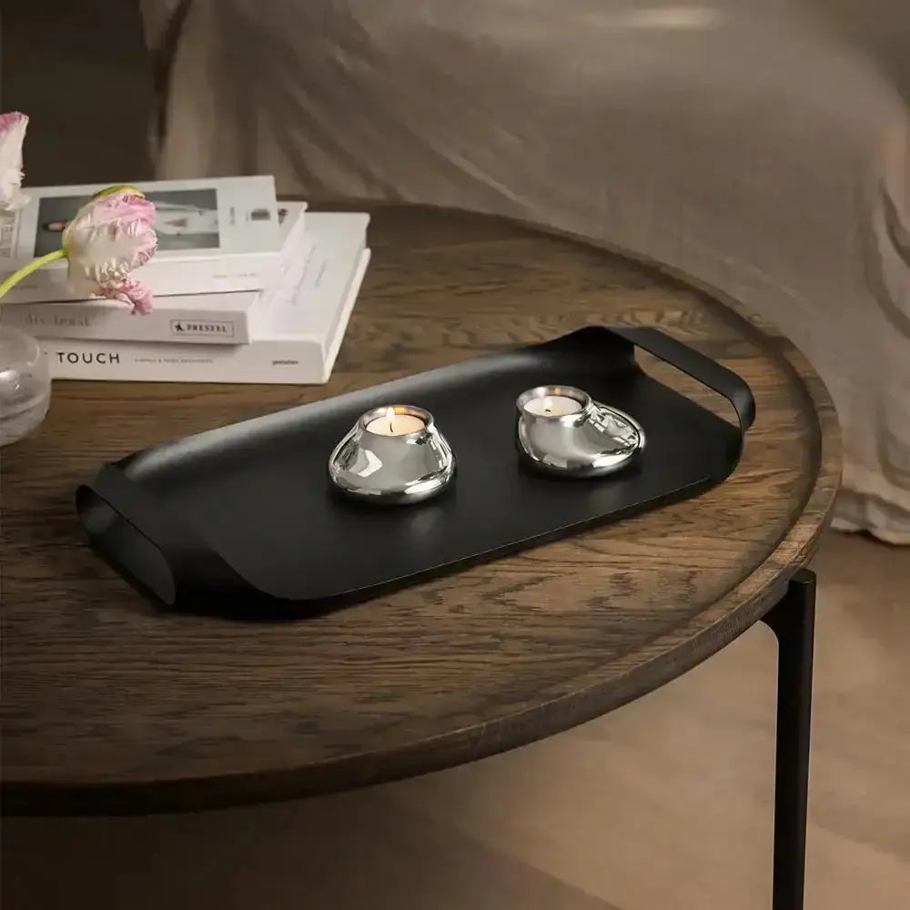 Eva Solo Black Stainless Steel Serving Tray 43x25cm