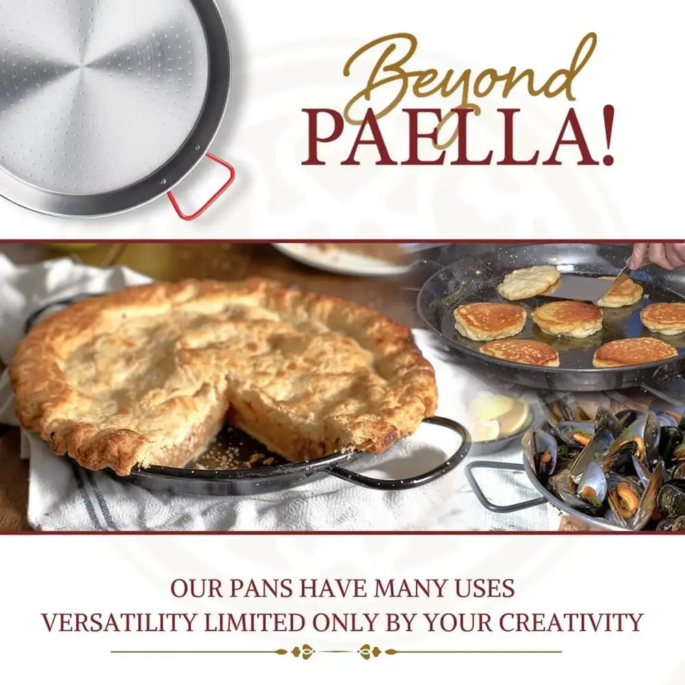 Garcima Spanish Enamel Paella Pan 60cm