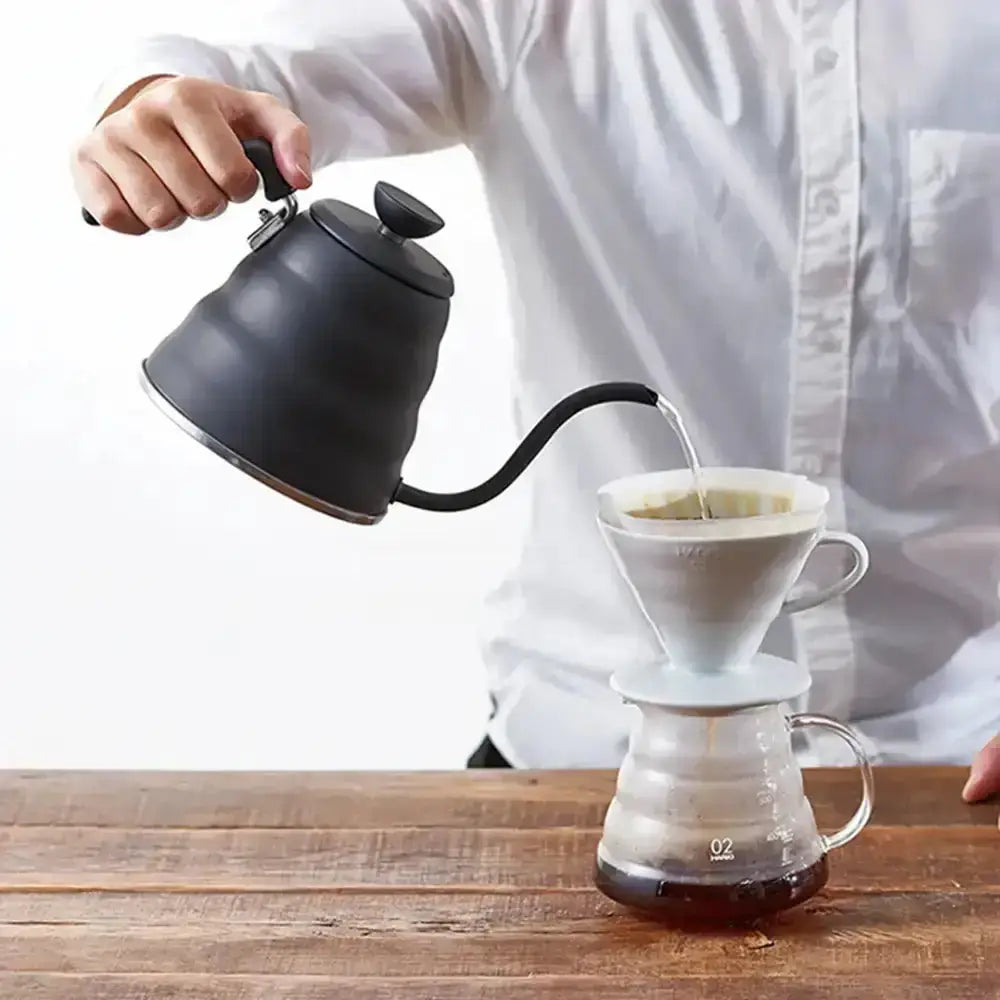Hario V60 Buono Stainless Steel Drip Kettle Black 1.2L