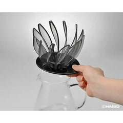 Hario V60 Dripper Suiren Transparent Black Size 02