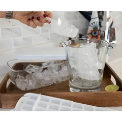 Home Classix Ice Cube Container & Mould Trays 28cm