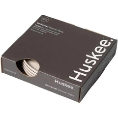 Huskee Natural Universal Saucers Set of 4