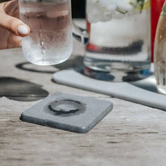 Hydro Hold Diatomite Coasters Dark Grey Set of 4