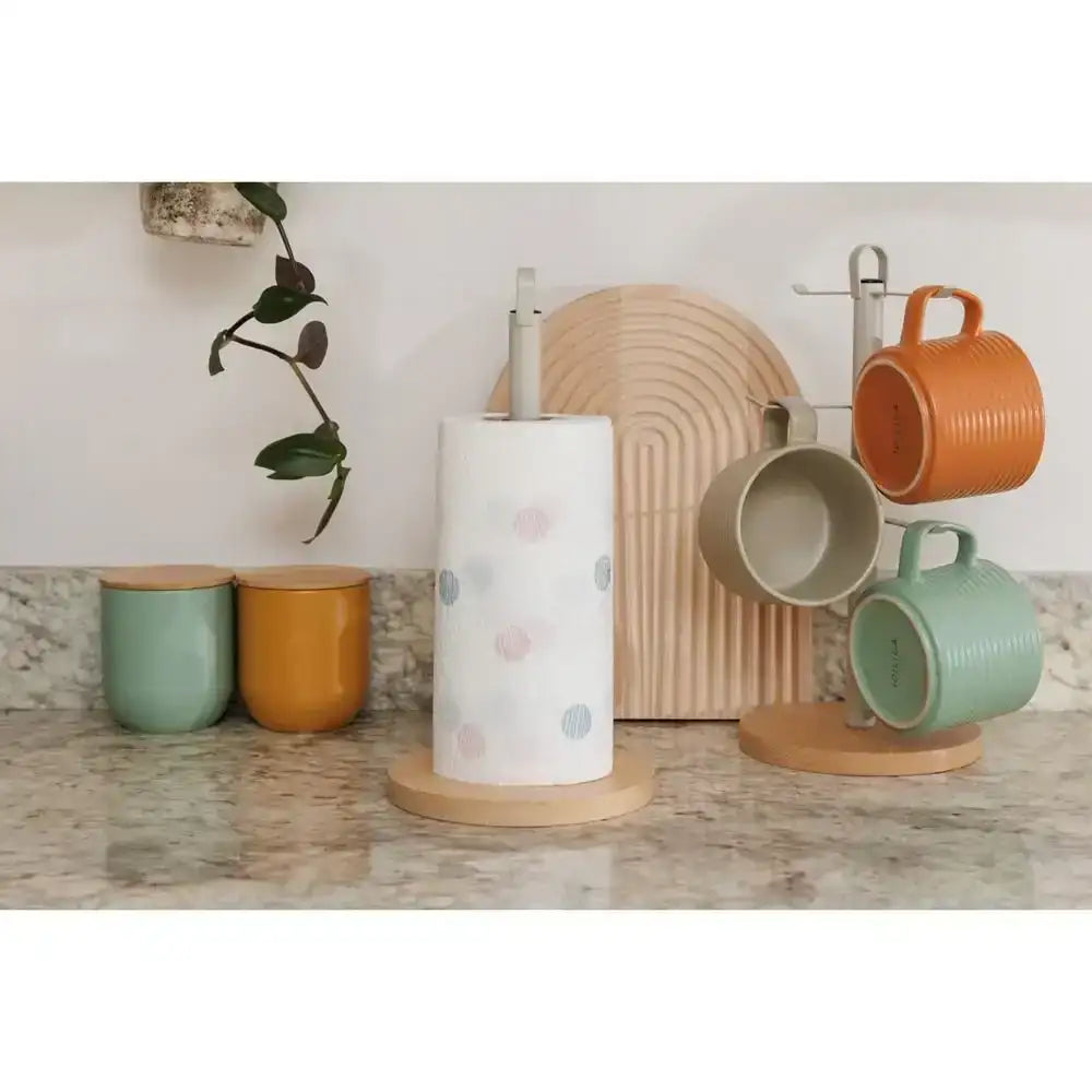 Idilica Paper Towel Holder Bamboo