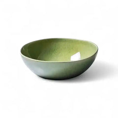 Jan Ashes & Olive Cereal Bowls Green Set of 4