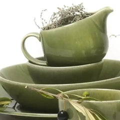 Jan Ashes & Olive Milk Creamer 300ml Olive Green