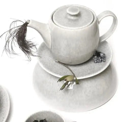 Jan Ashes & Olive Side Plates Grey Set of 4