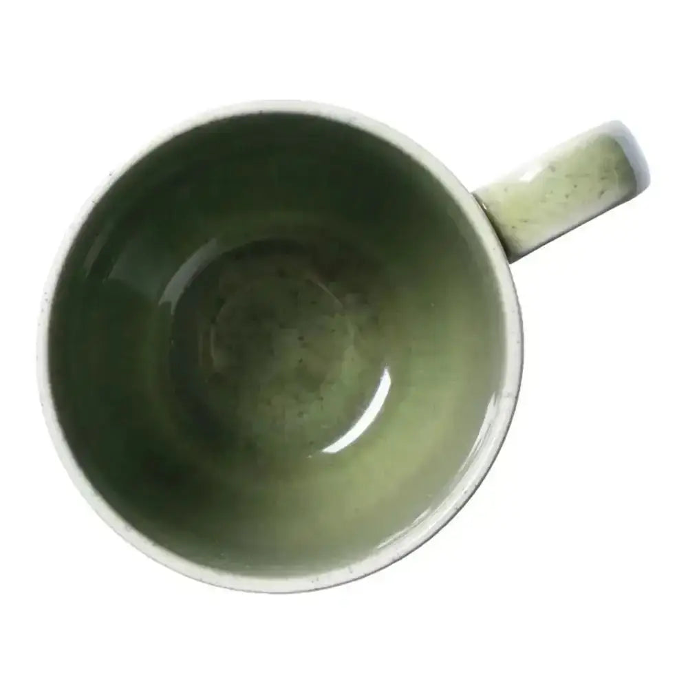 Jan Ashes & Olive Stoneware Mugs 350ml Green Set of 4
