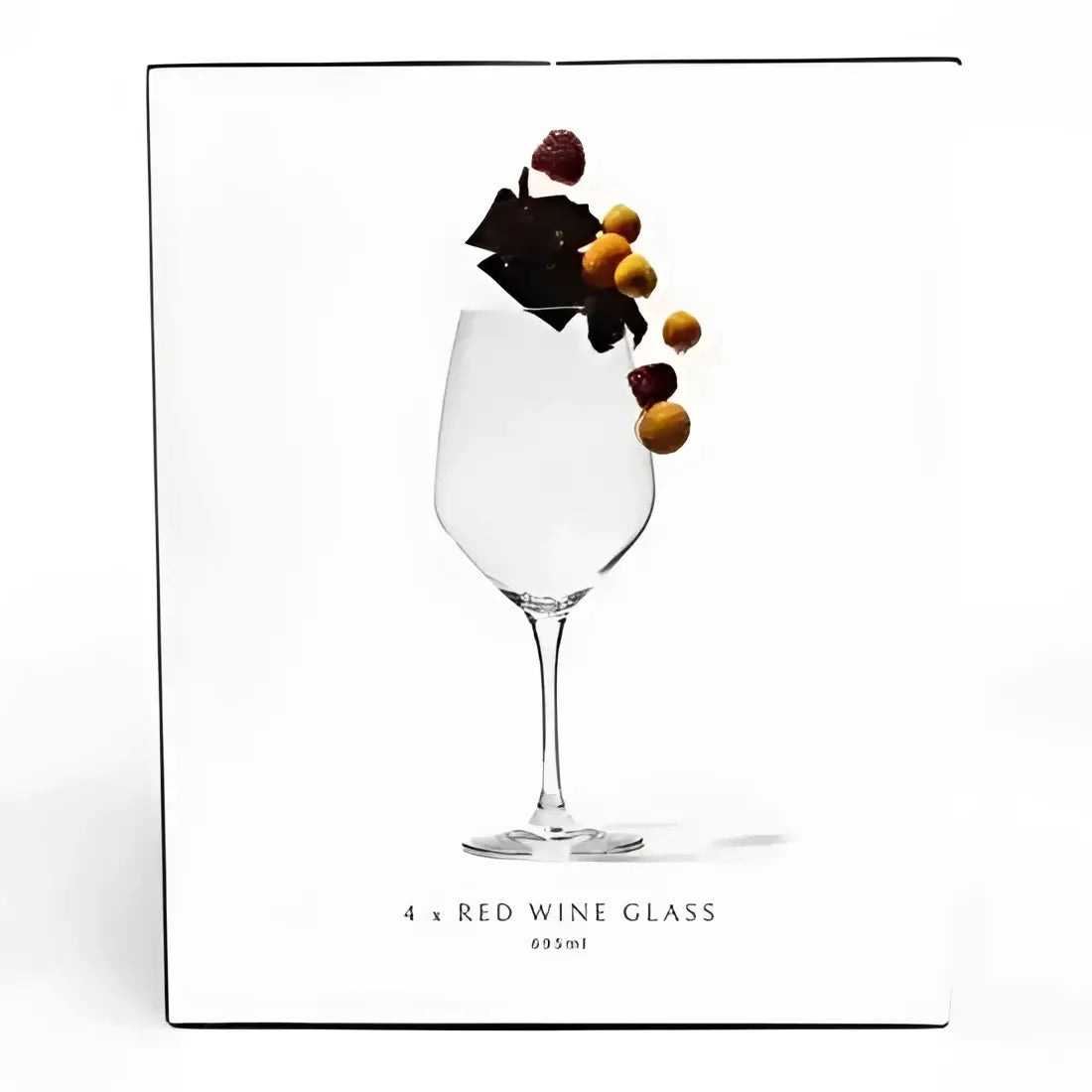 Jan Crystal Red Wine Glasses Set of 4