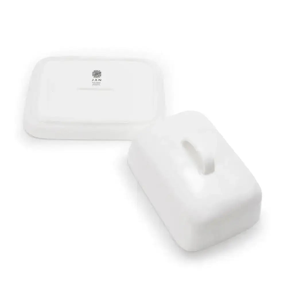 Jan Maison Blanche Fine China Butter Dish