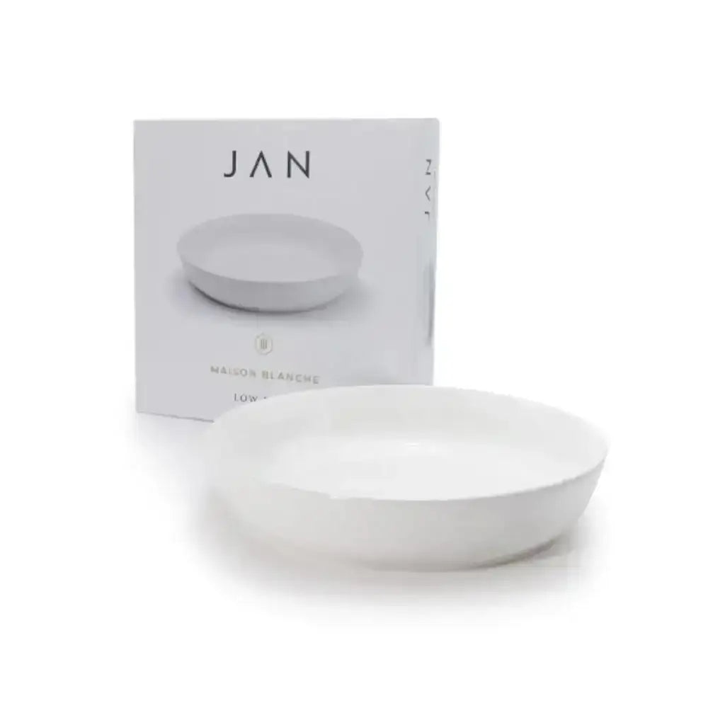 Jan Maison Blanche Fine China Low Bowl 25.5cm