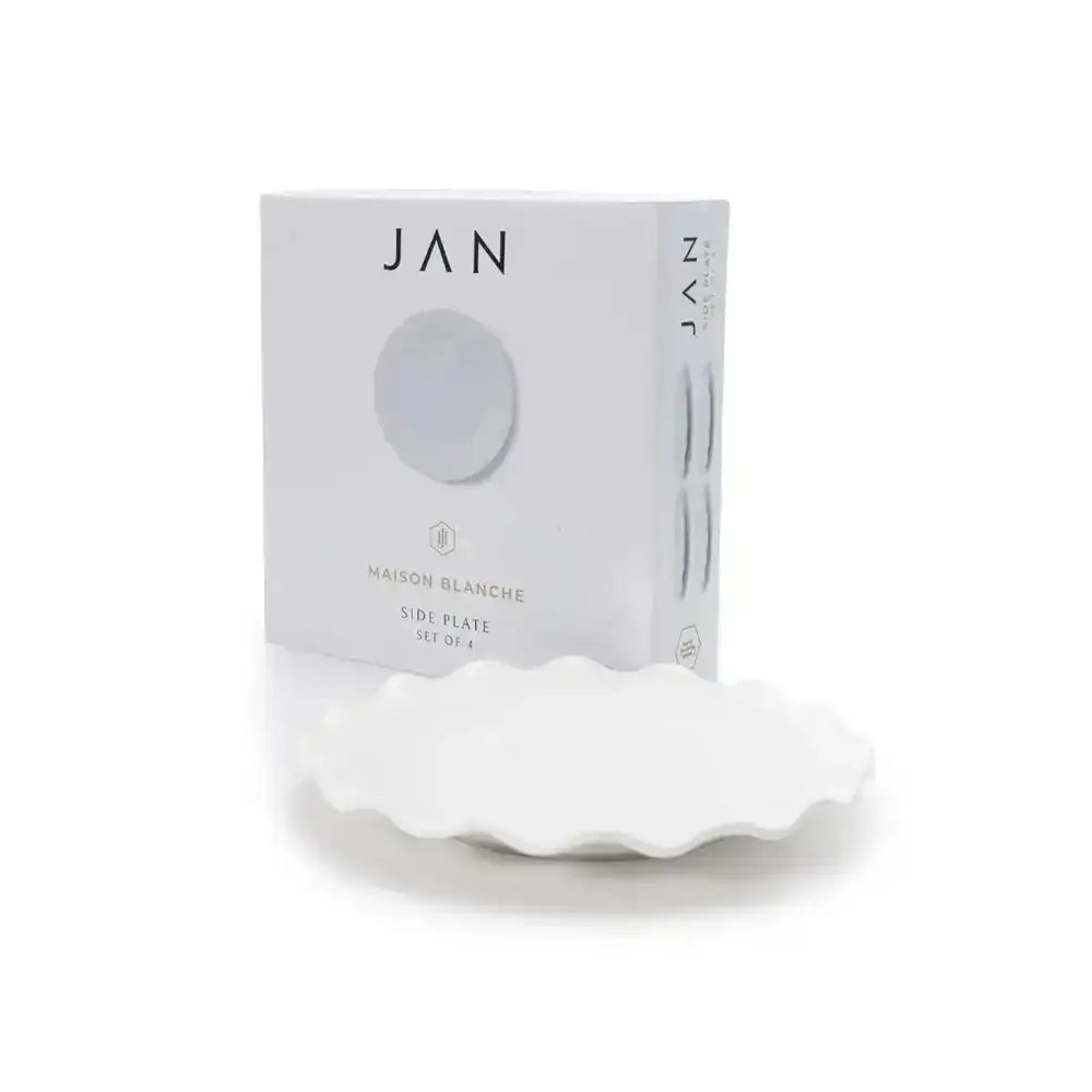 Jan Maison Blanche Fine China Side Plate Set 4