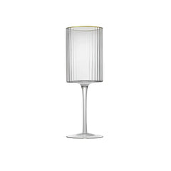 Jan Opulent Red Wine Crystal Glasses Set of 2