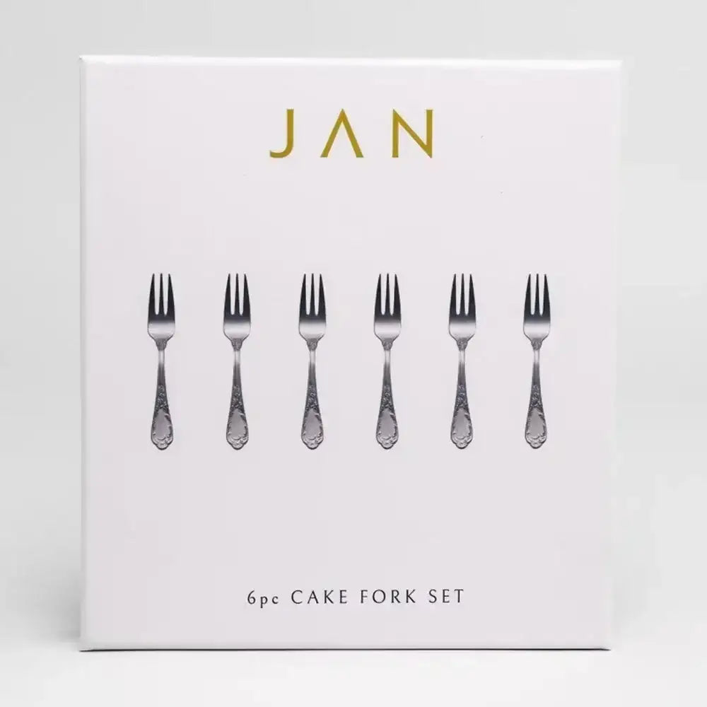 Jan Pluto Stainless Steel Cake Forks Set of 6