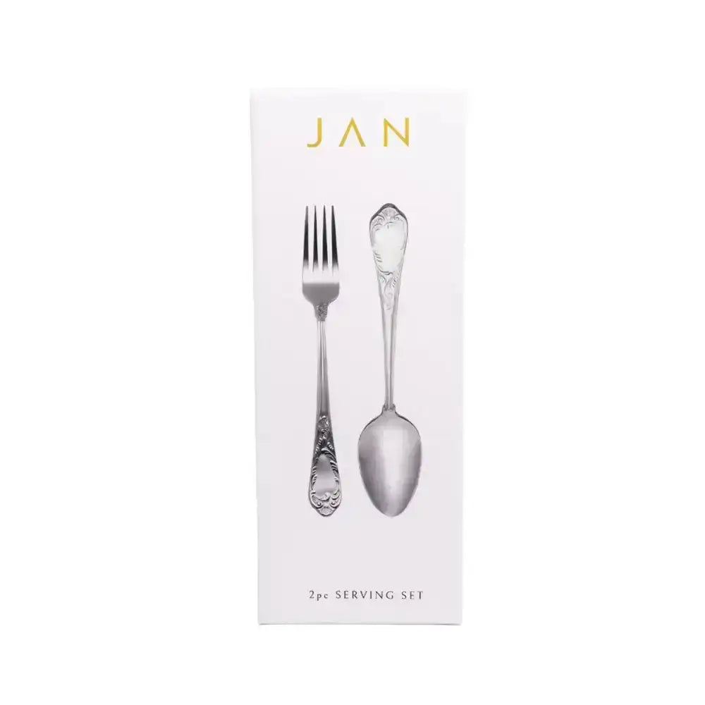Jan Pluto Stainless Steel Salad Server Set 2pc