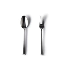 Jan Stainless Steel Mirror Salad Server Set of 2