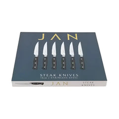 Jan Steak Knives In Magnetic Box Set of 6