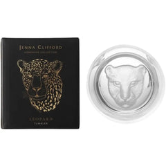 Jenna Clifford Frosted Whiskey Glass Leopard 350ml
