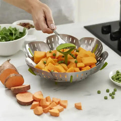 Joseph Joseph Bloom Stainless Steel Folding Steamer Basket