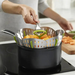 Joseph Joseph Bloom Stainless Steel Folding Steamer Basket